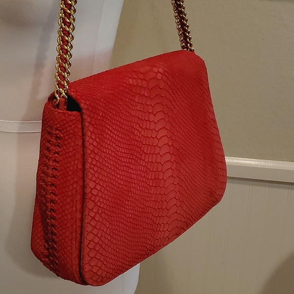 Cashhimi snake embossed suede bag - Picture 1 of 14